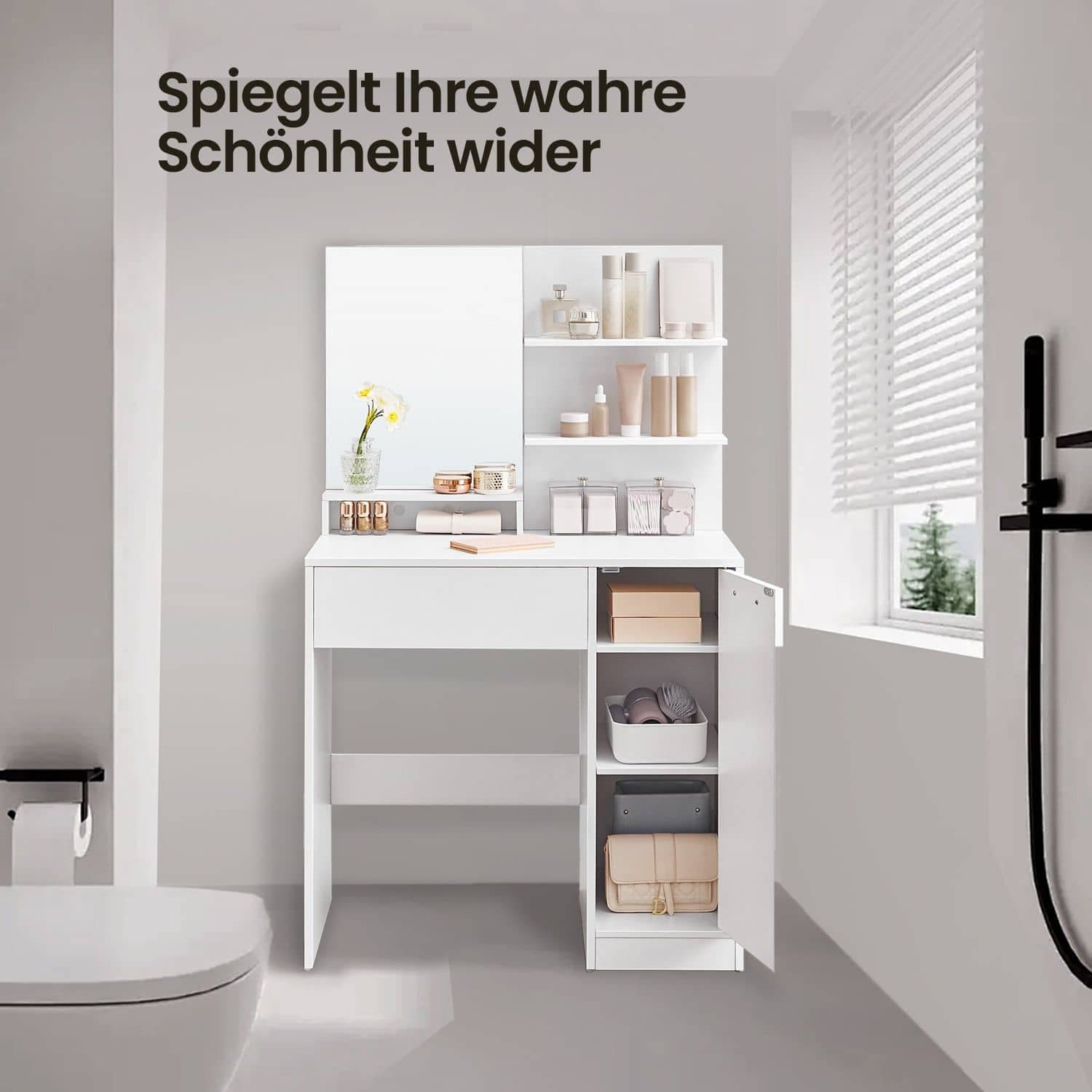 Schminktisch, Frisiertisch, mit Spiegel