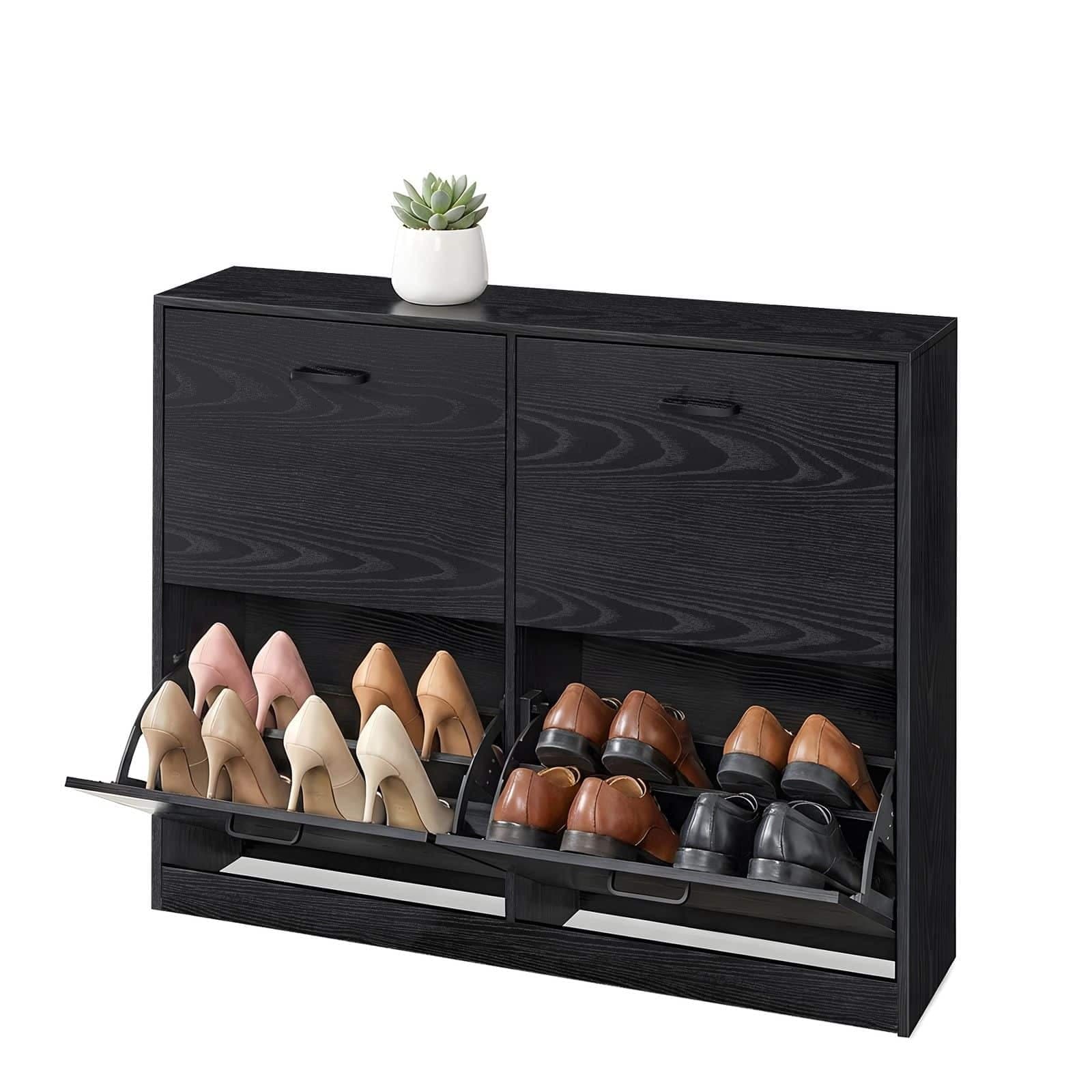 Schuhkipper, mit 4 Klappen, Schuhregal