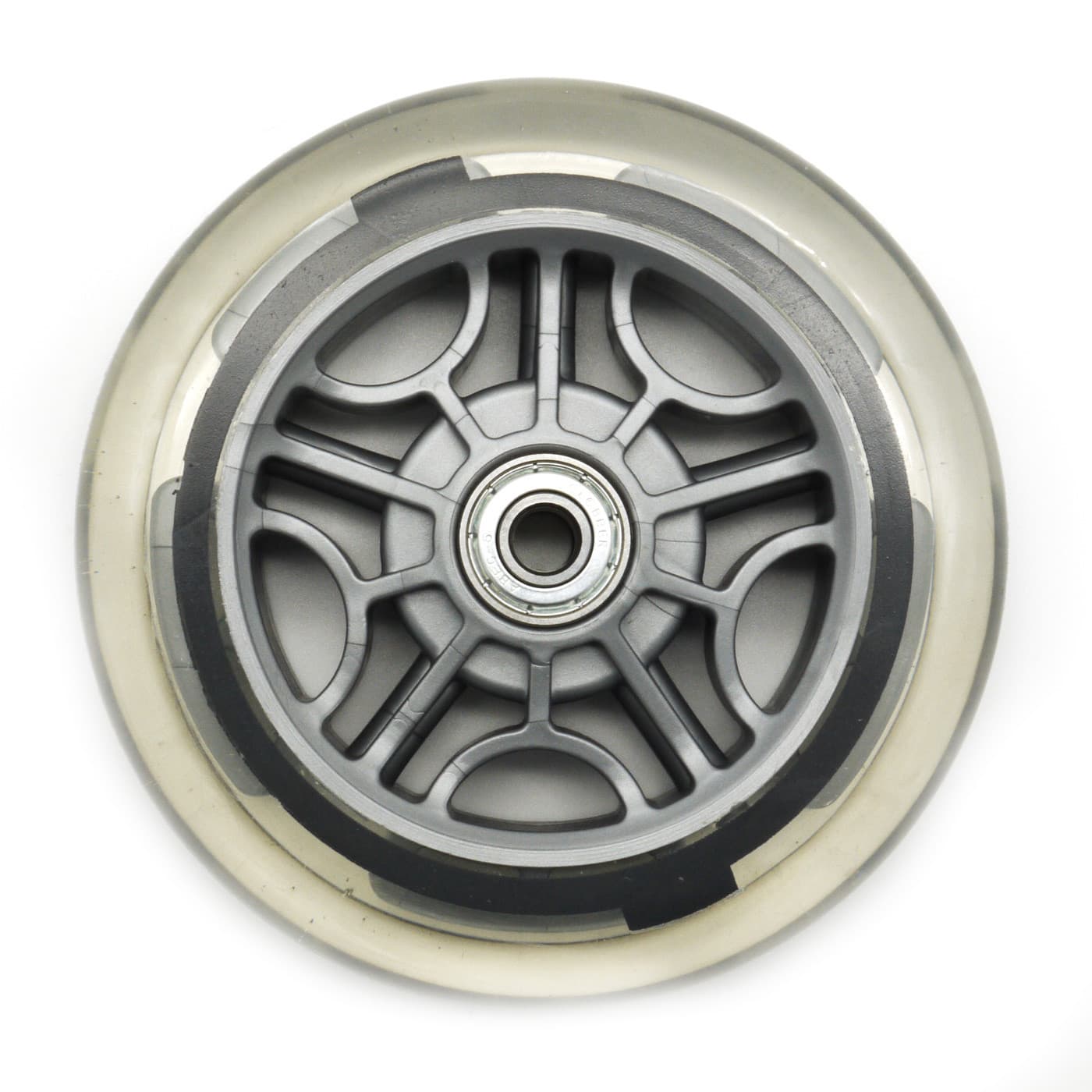 GLOBBER Roue AV 121mm Transparent [x2]