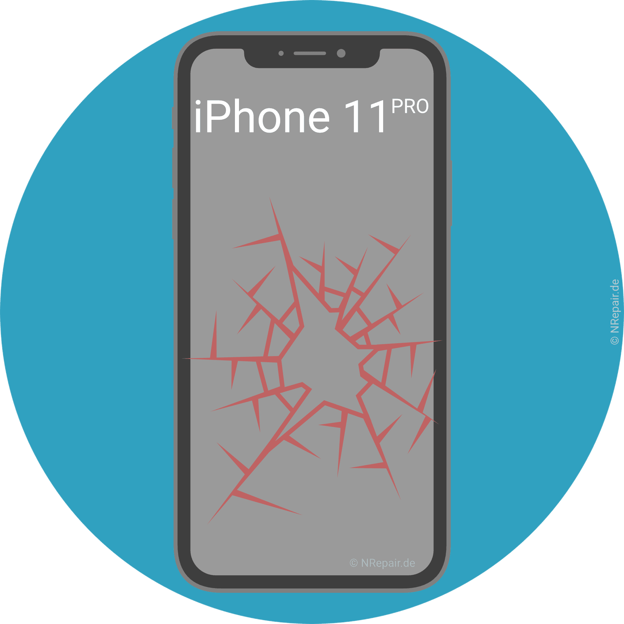 iPhone 11 Pro - ORIGINAL Display Glas Touchscreen Reparatur