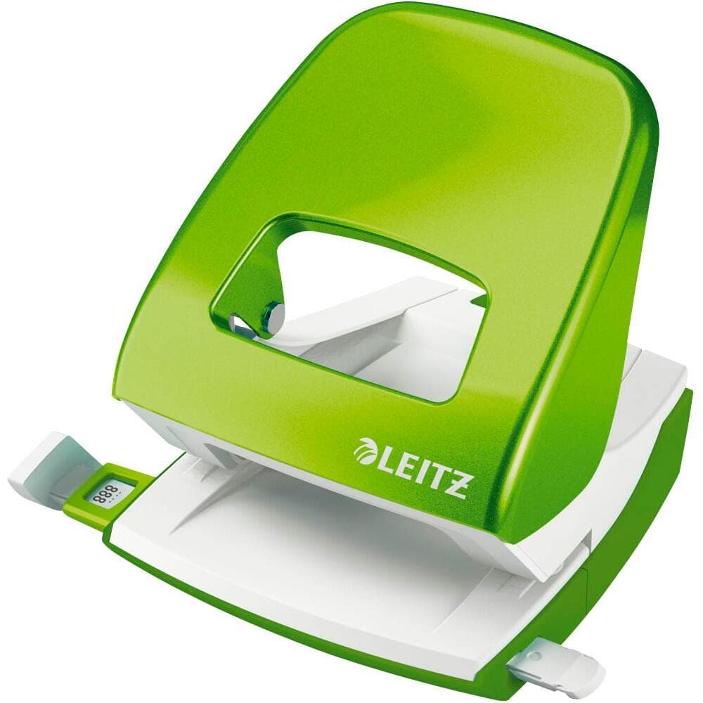 LEITZ Locher NeXXt 5008 WOW - grün-metallic