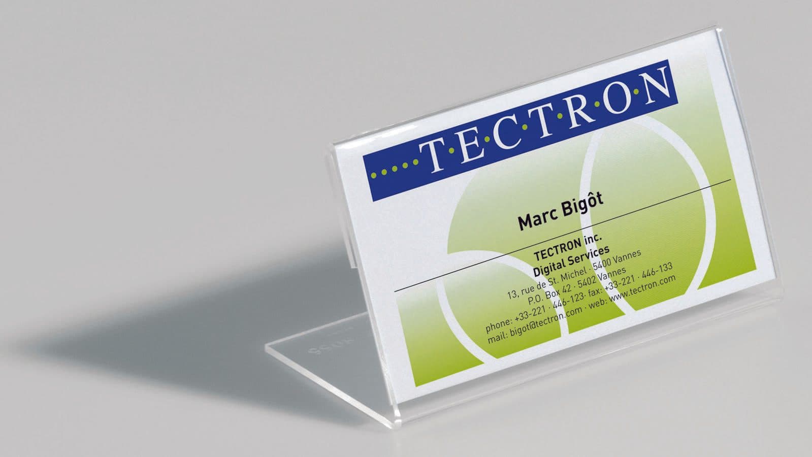DURABLE Tischnamensschilder transparent 15 cm x 6.1 cm