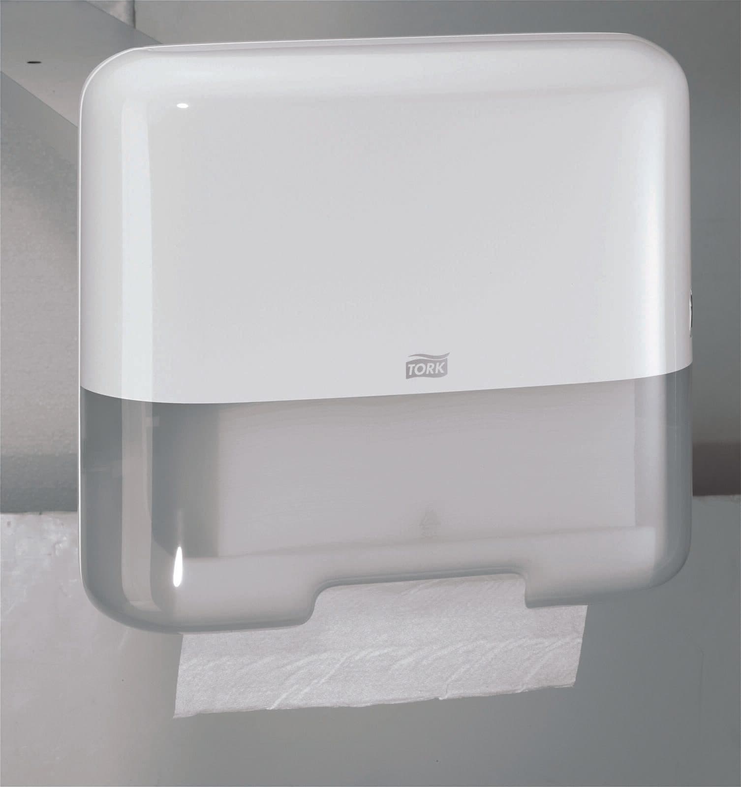 TORK Papierhandtuchspender 300 Tücher weiß