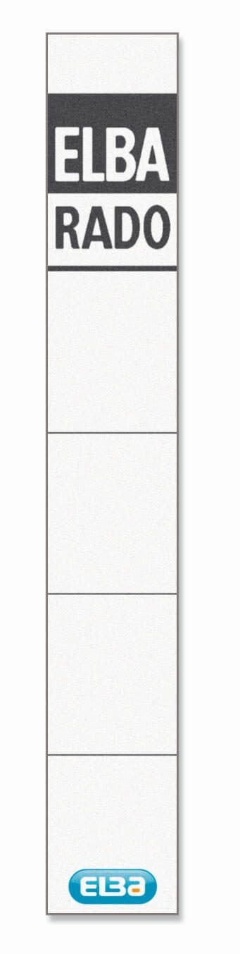 ELBA Einsteck-Rückenschilder 24,0 x 159,0 mm