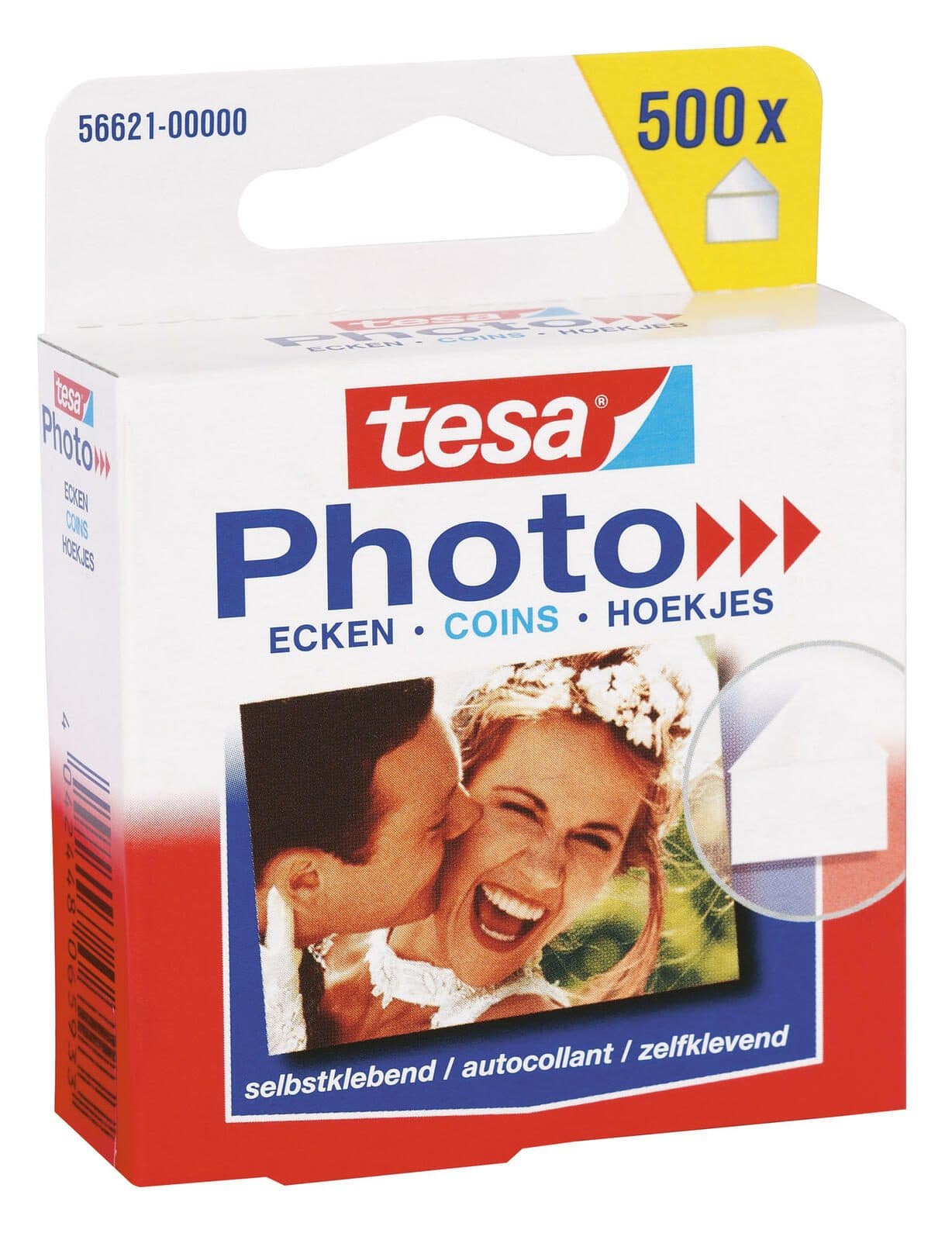 tesa Fotoecken 17 mm  x 19 mm transparent