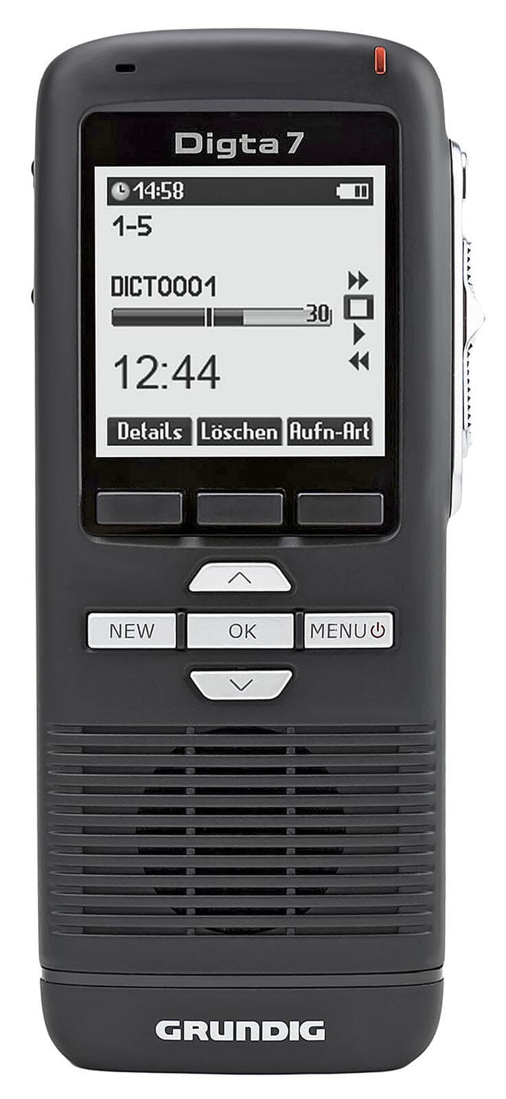 GRUNDIG Digta 7 mit DigtaSoft One digitales Diktiergerät 2 GB