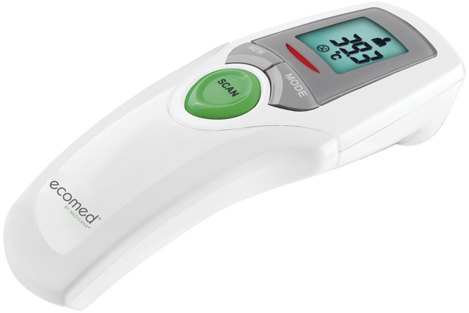 ecomed® by medisana TM-65E Infrarot-Stirnthermometer weiß