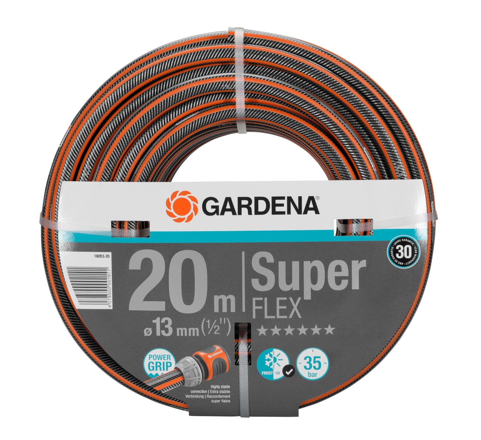 GARDENA Gartenschlauch Premium SuperFLEX 20m