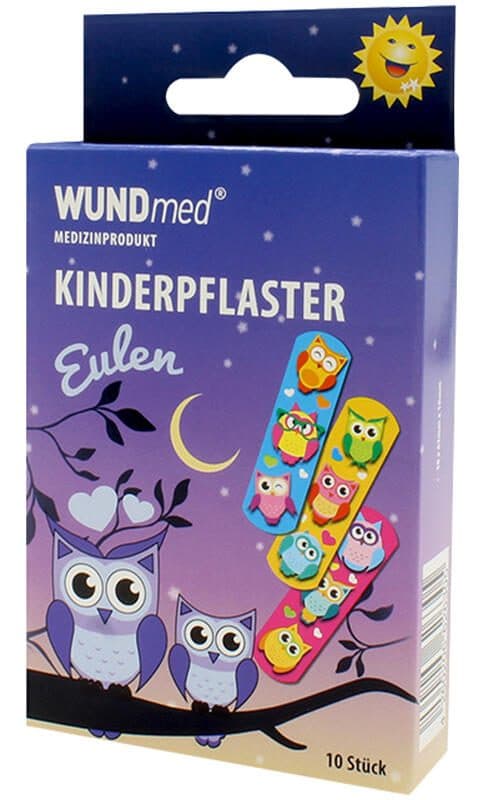 WUNDmed® Pflaster Eulen bunt 10 St.
