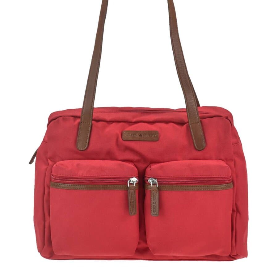 Shopper Nylon 35x24cm "Emily" rot