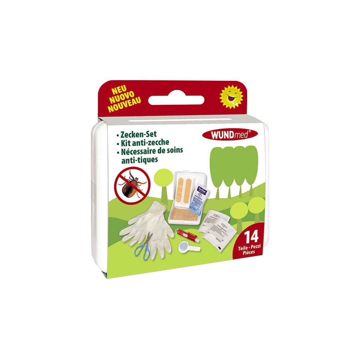 Zecken-Set (Inhalt: 14-teilig)