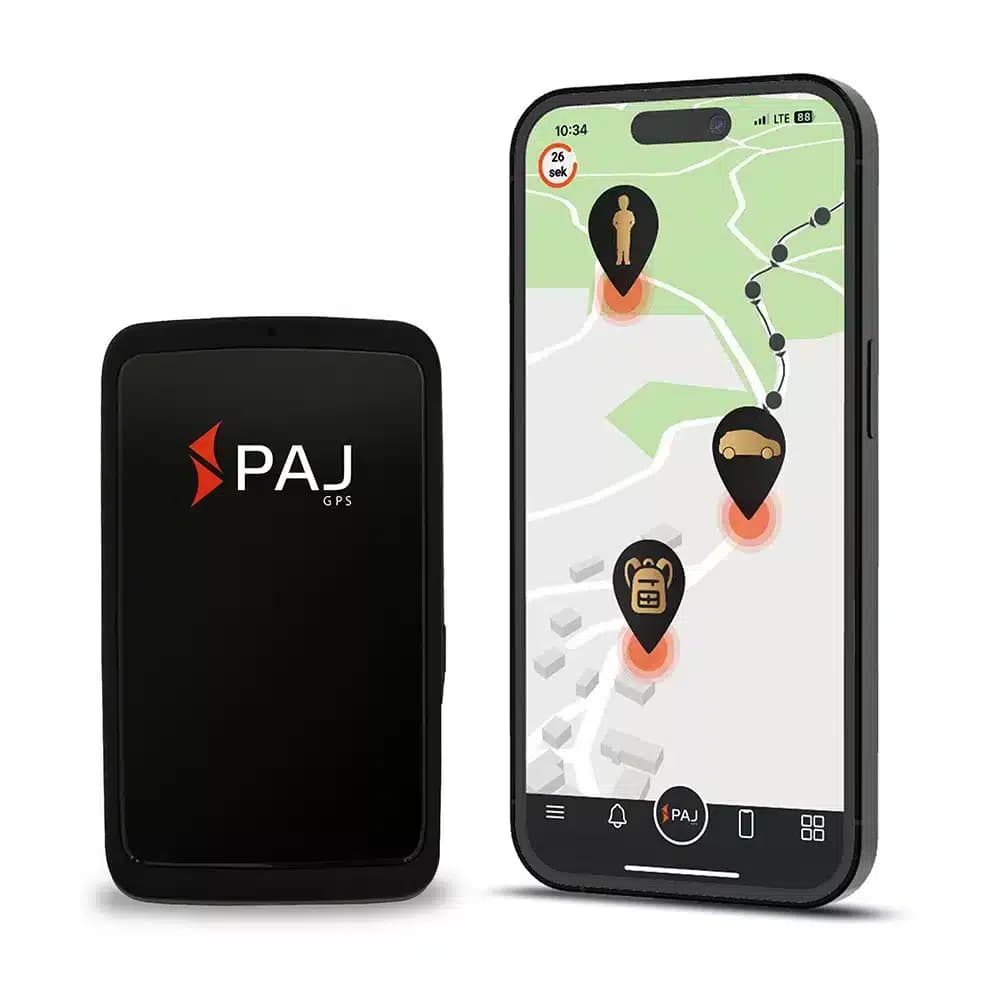 PAJ GPS Tracker ALLROUND Finder 4G 2.0 für Fahrzeuge, Wertgegenstände und Personen. Live-Tracking und Diebstahlschutz