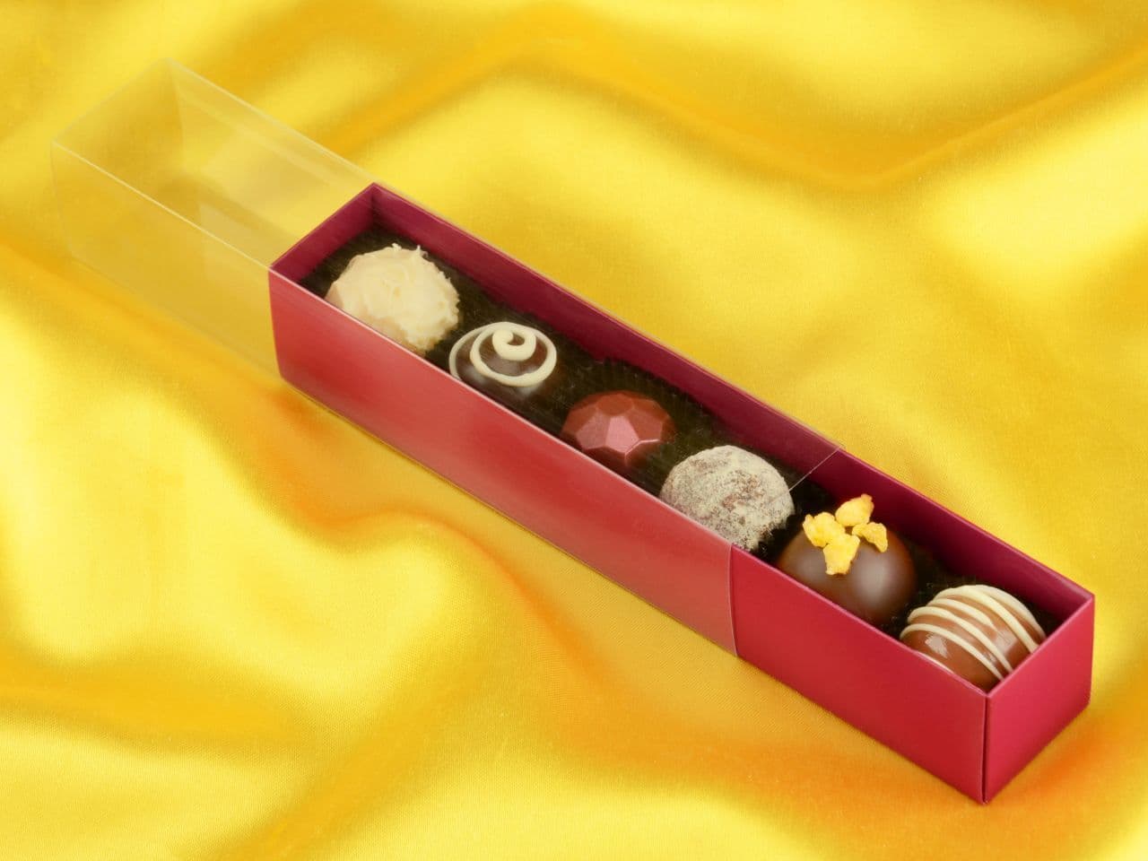 Trüffelstange für 6 Trüffel, ruby