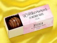 Trüffelstange für 2 Trüffel, individuell, Taufe rosa view 2