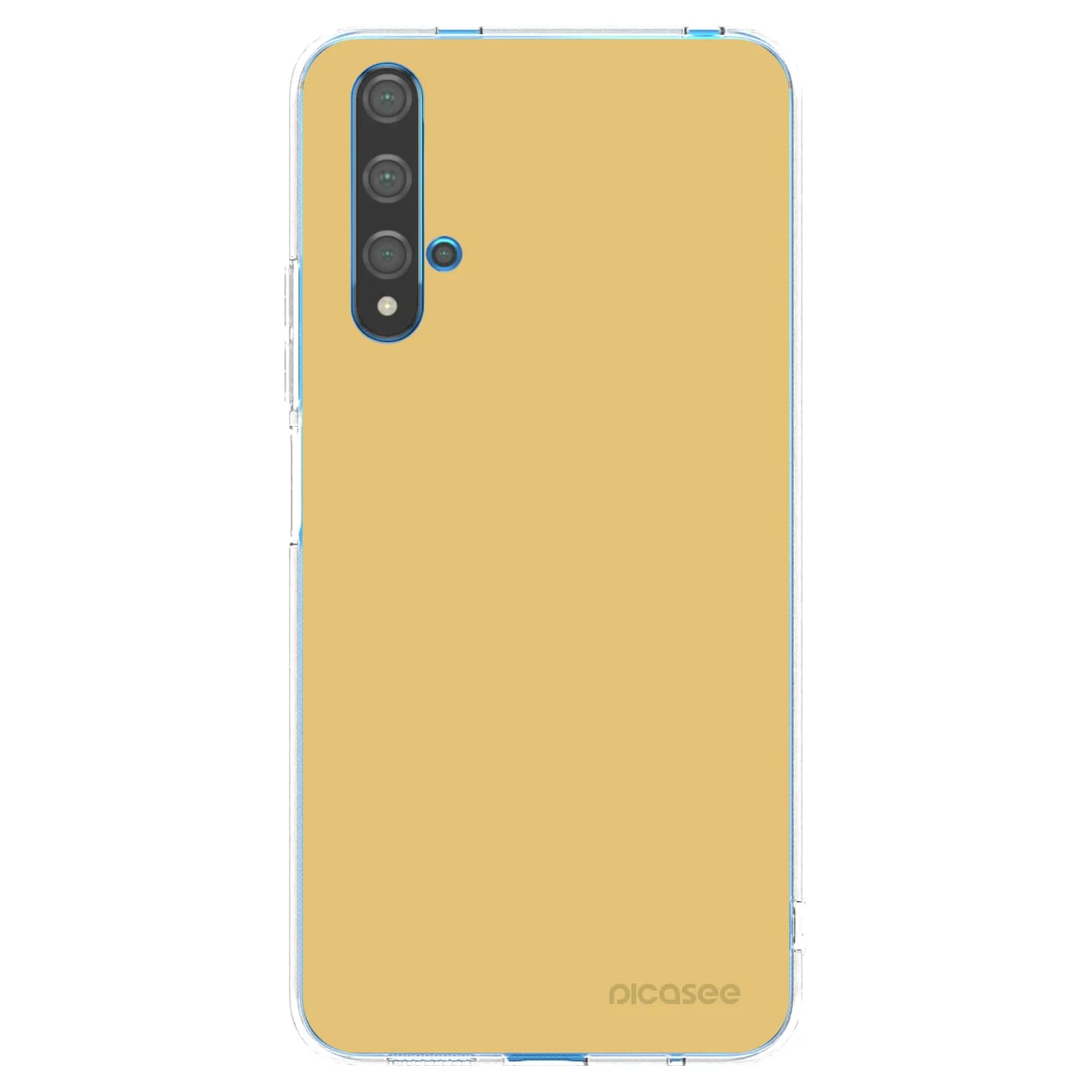 Huawei Nova 5T Hülle - Transparentes Silikon - Canary Crystal