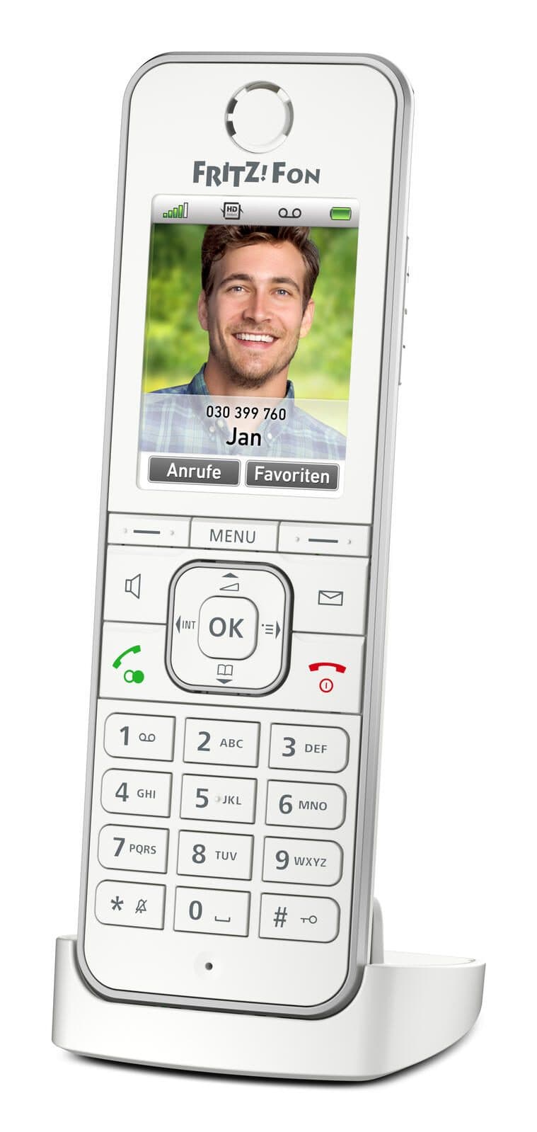 FRITZ!Fon C6 Schnurloses DECT Telefon weiß