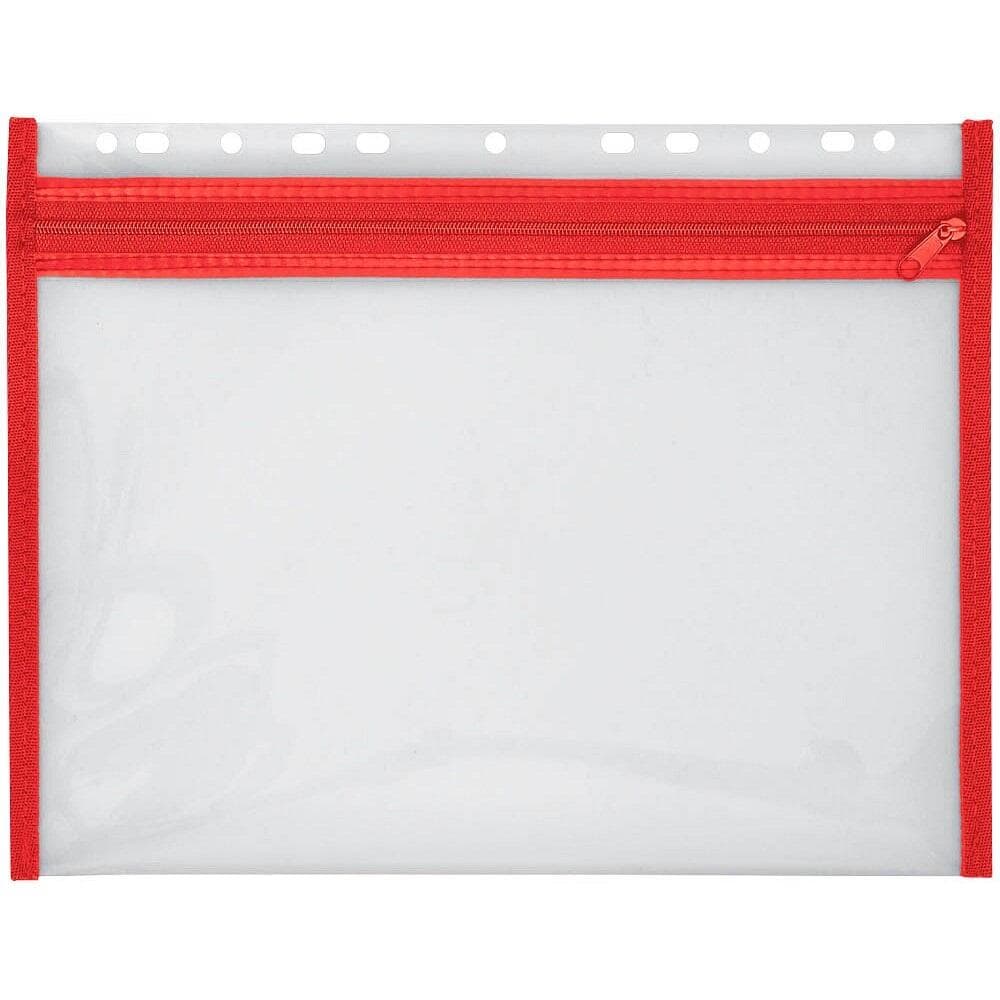 VELOFLEX Reißverschlussbeutel VELOBAG® A4 - rot