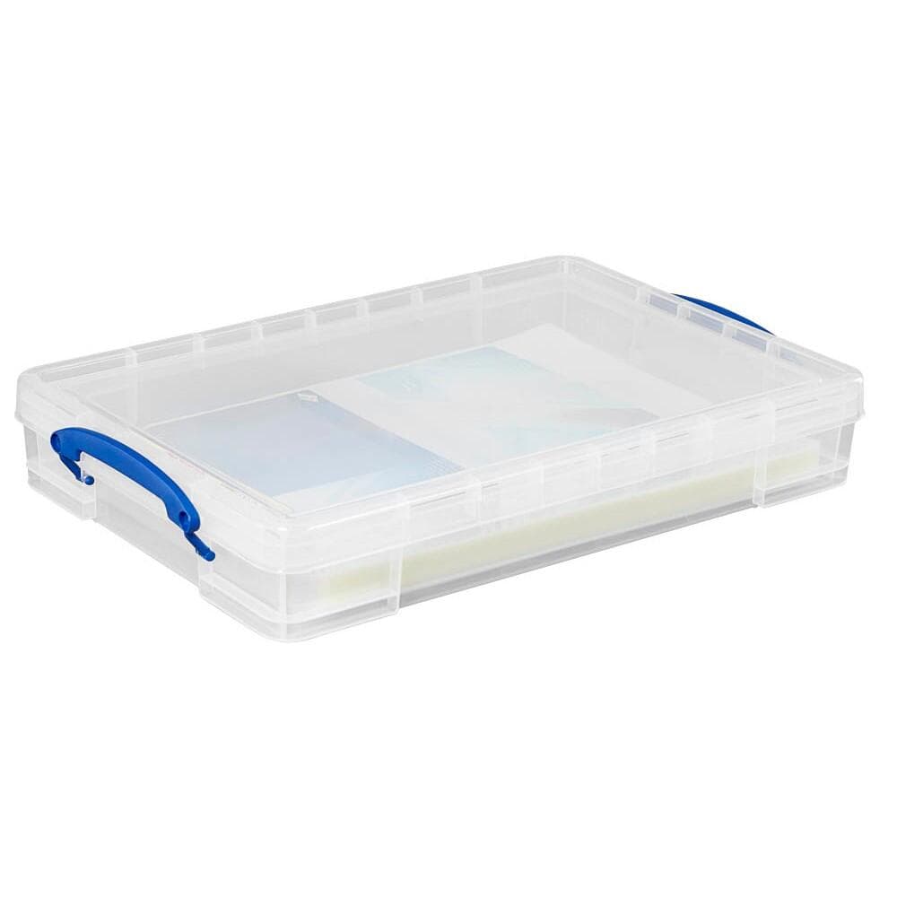 Really Useful Box Aufbewahrungsbox transparent 34,0 x 52,0 x 8,5 cm - 10 l