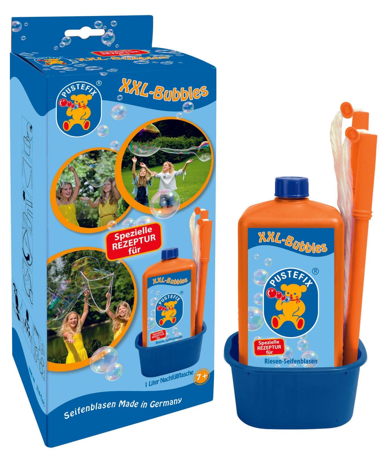 PUSTEFIX® Riesen-Seifenblasen-Set XXL Bubbles