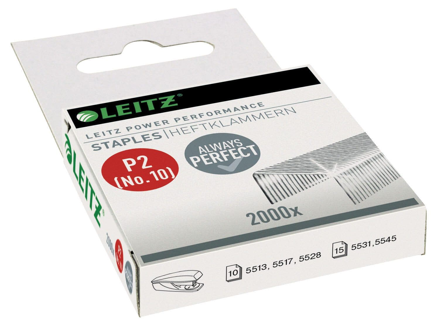 LEITZ Heftklammern 9.4 mm No.10