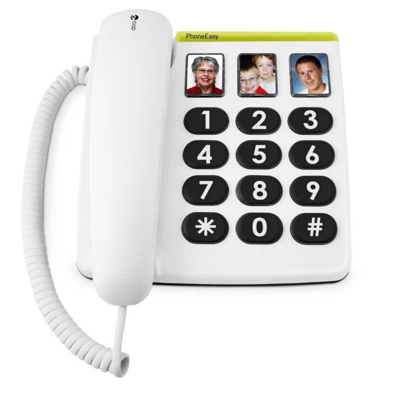 doro Phoneeasy 331ph Schnurgebundenes Telefon weiß