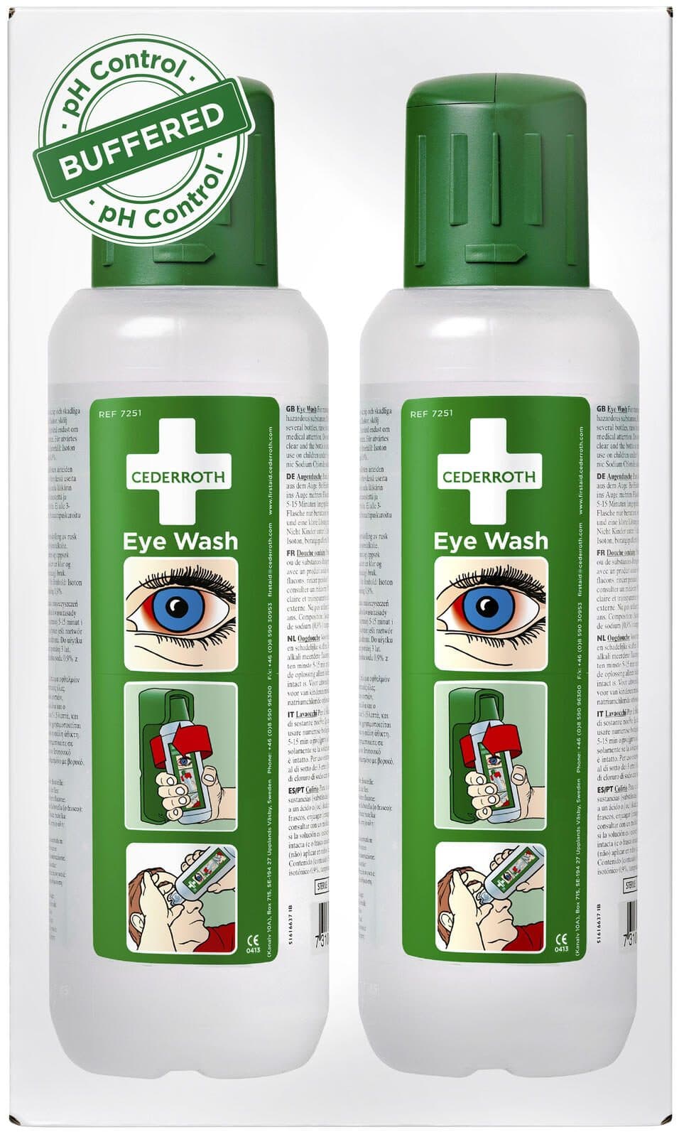 CEDERROTH Augenspülung 2x 0,5 l