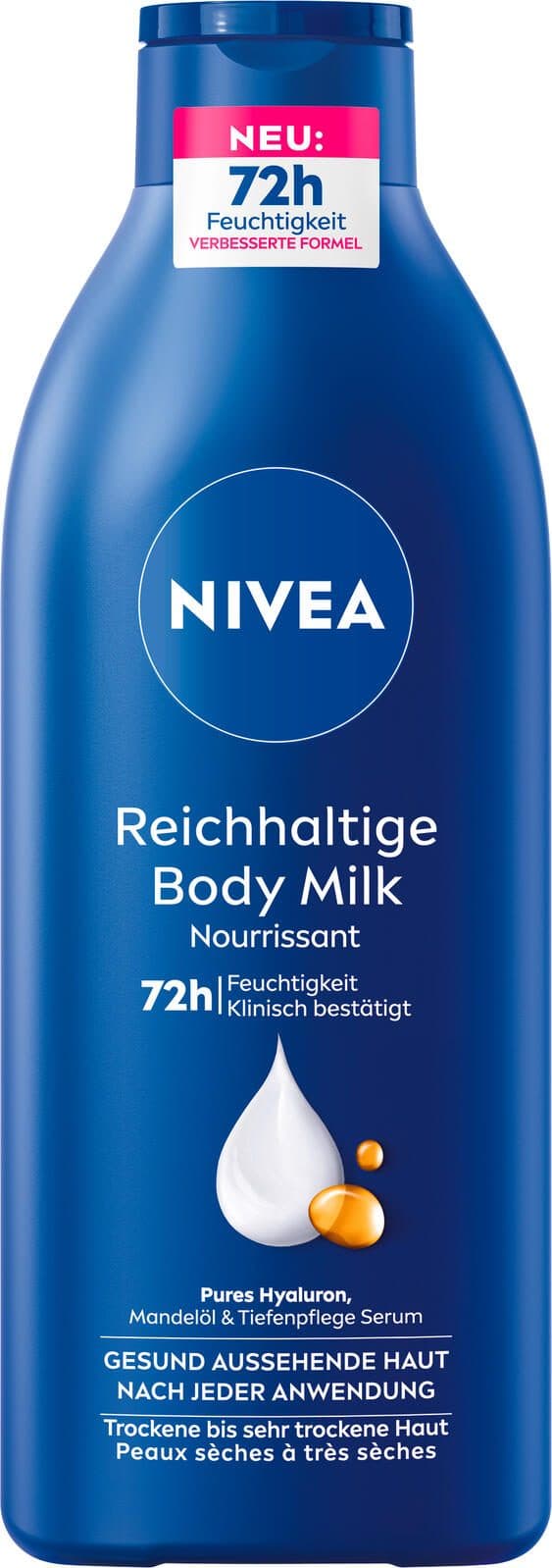 NIVEA Bodylotion Reichhaltige Body Milk 400 ml
