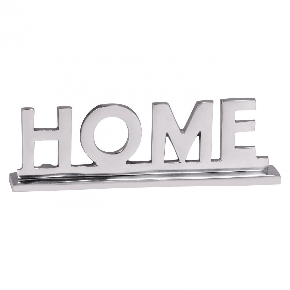 WOHNLING WL1.930 Deko Schriftzug "HOME" Aluminium Silber
