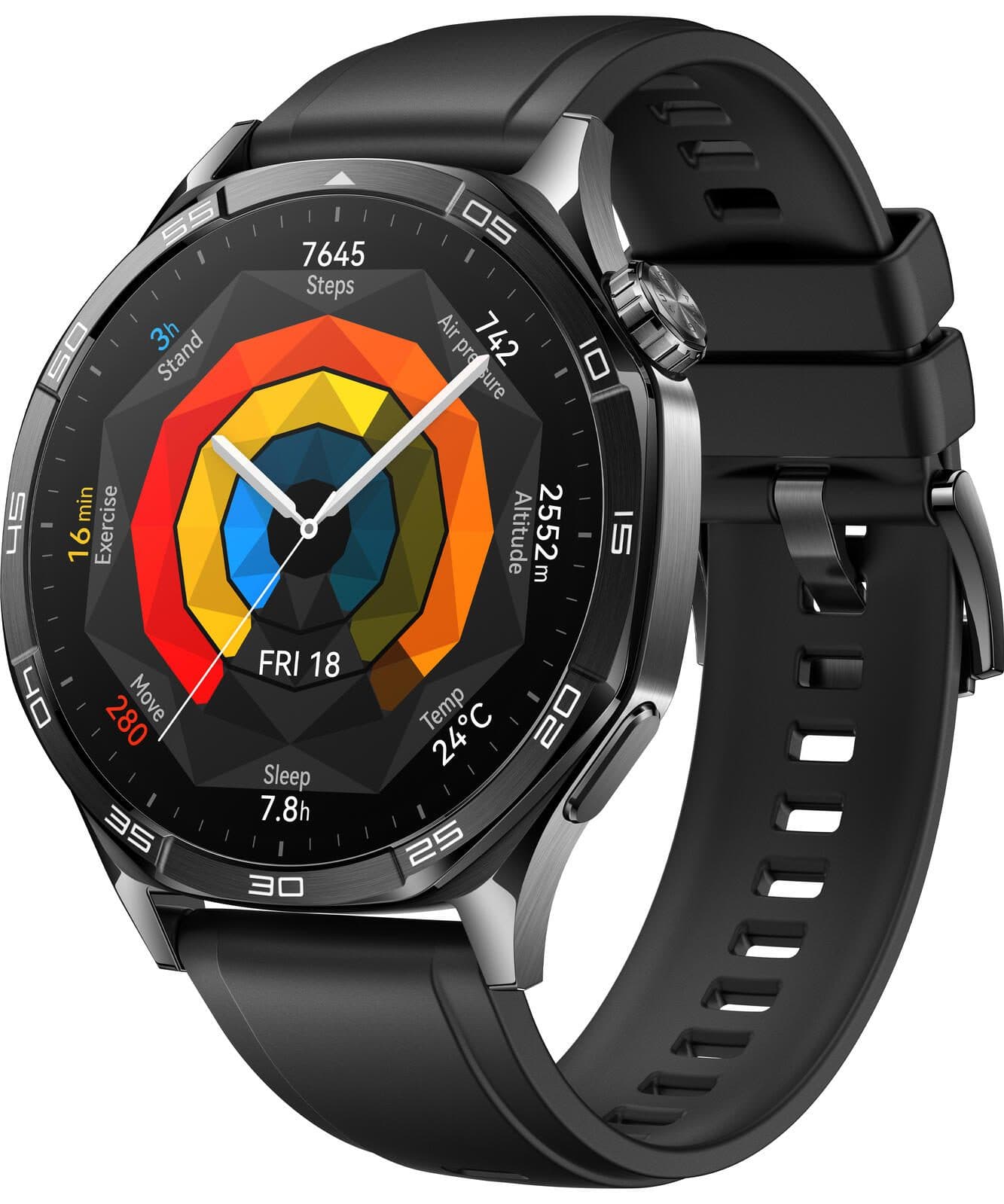 Huawei WATCH GT 5 46mm (Vili-B19F)  - Edelstahl - Schwarz