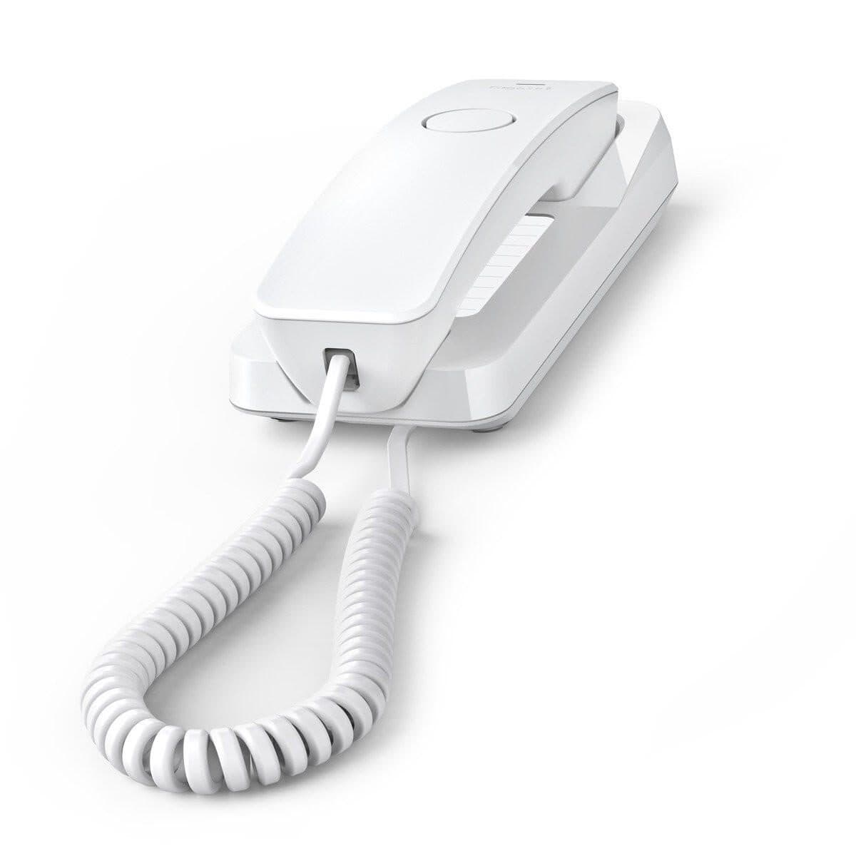 Gigaset DESK 200 Telefon mit Schnur, Weiß