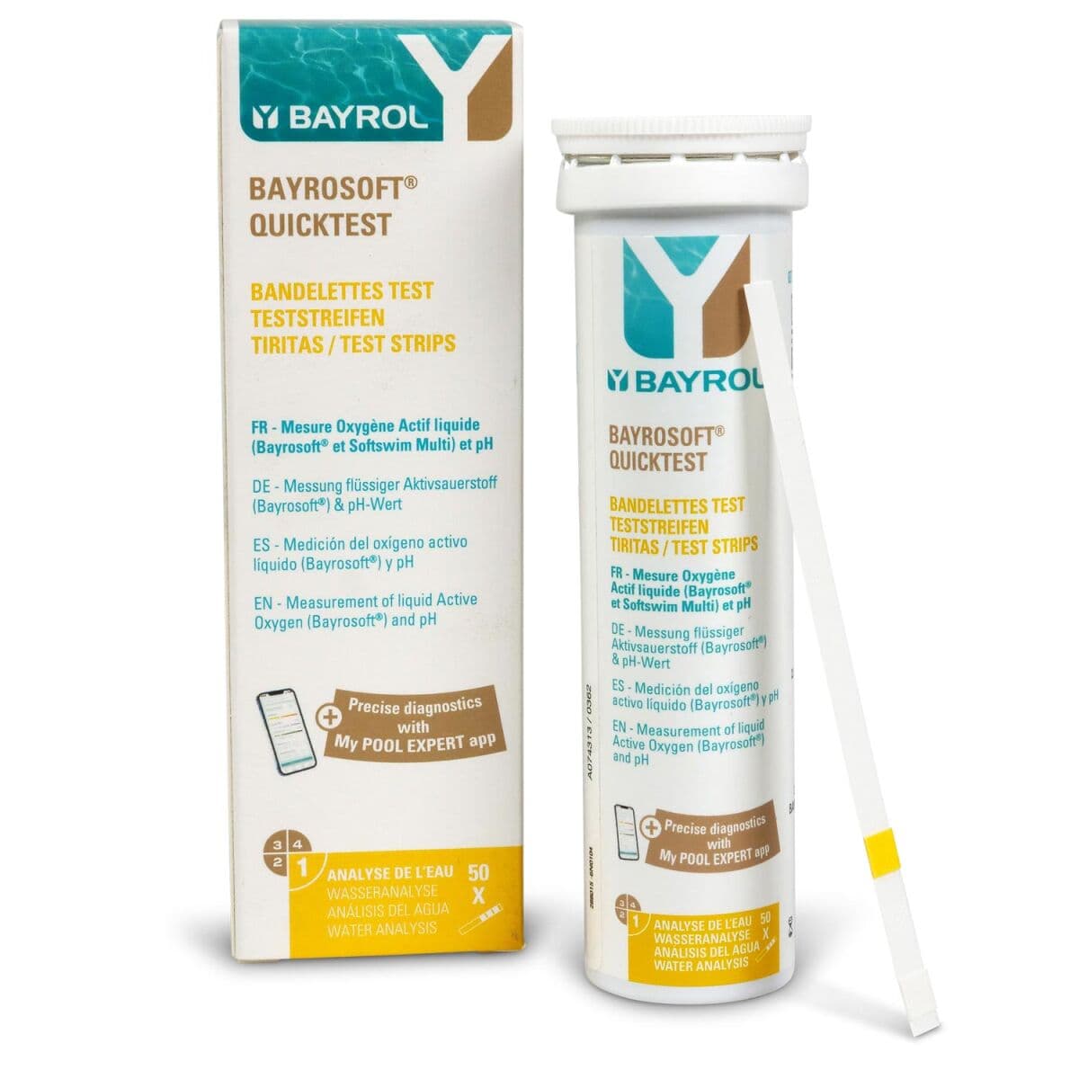 BAYROL Bayrosoft Light Quicktest 50 Teststreifen