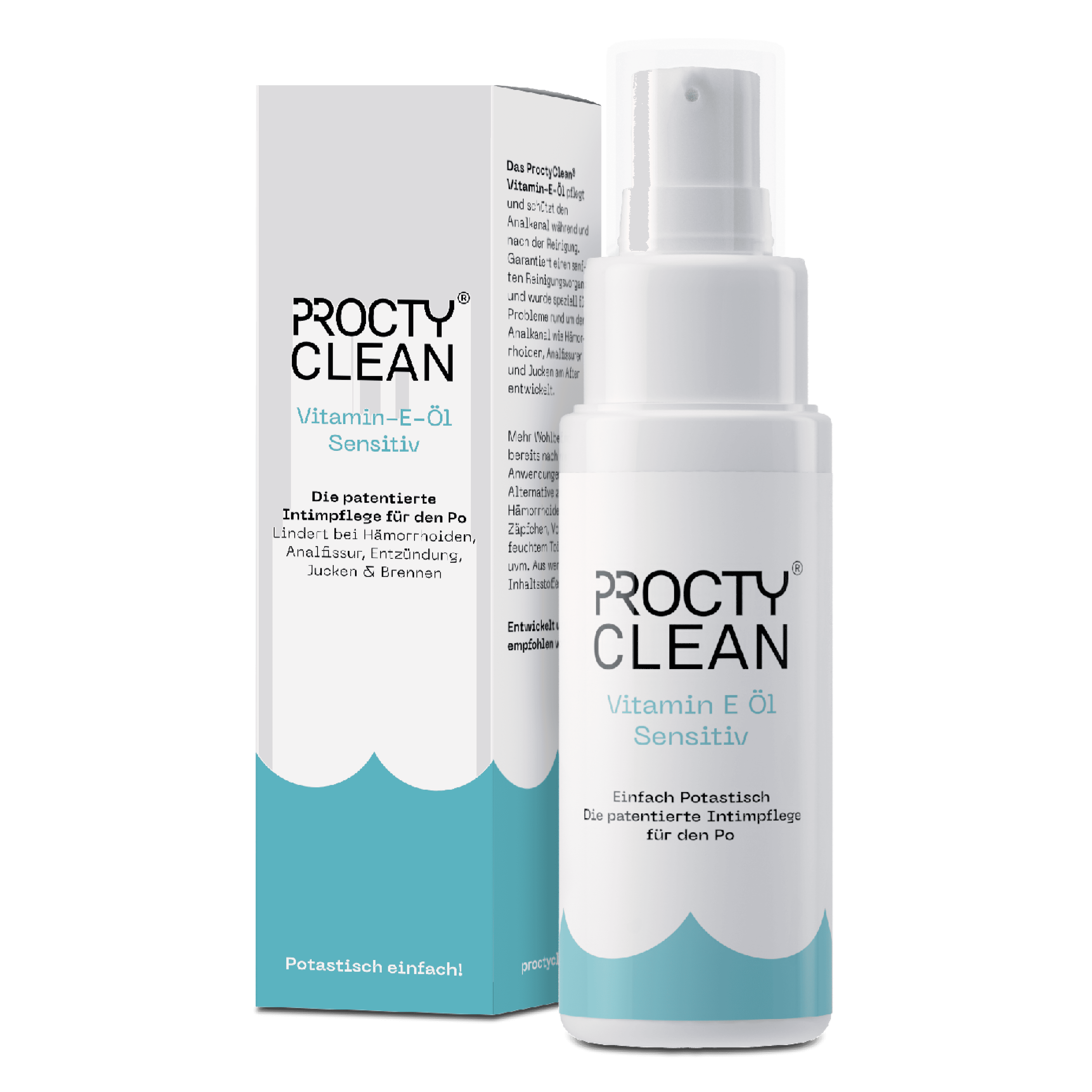 "ProctyClean® Vitamin-E-Öl für den Po"