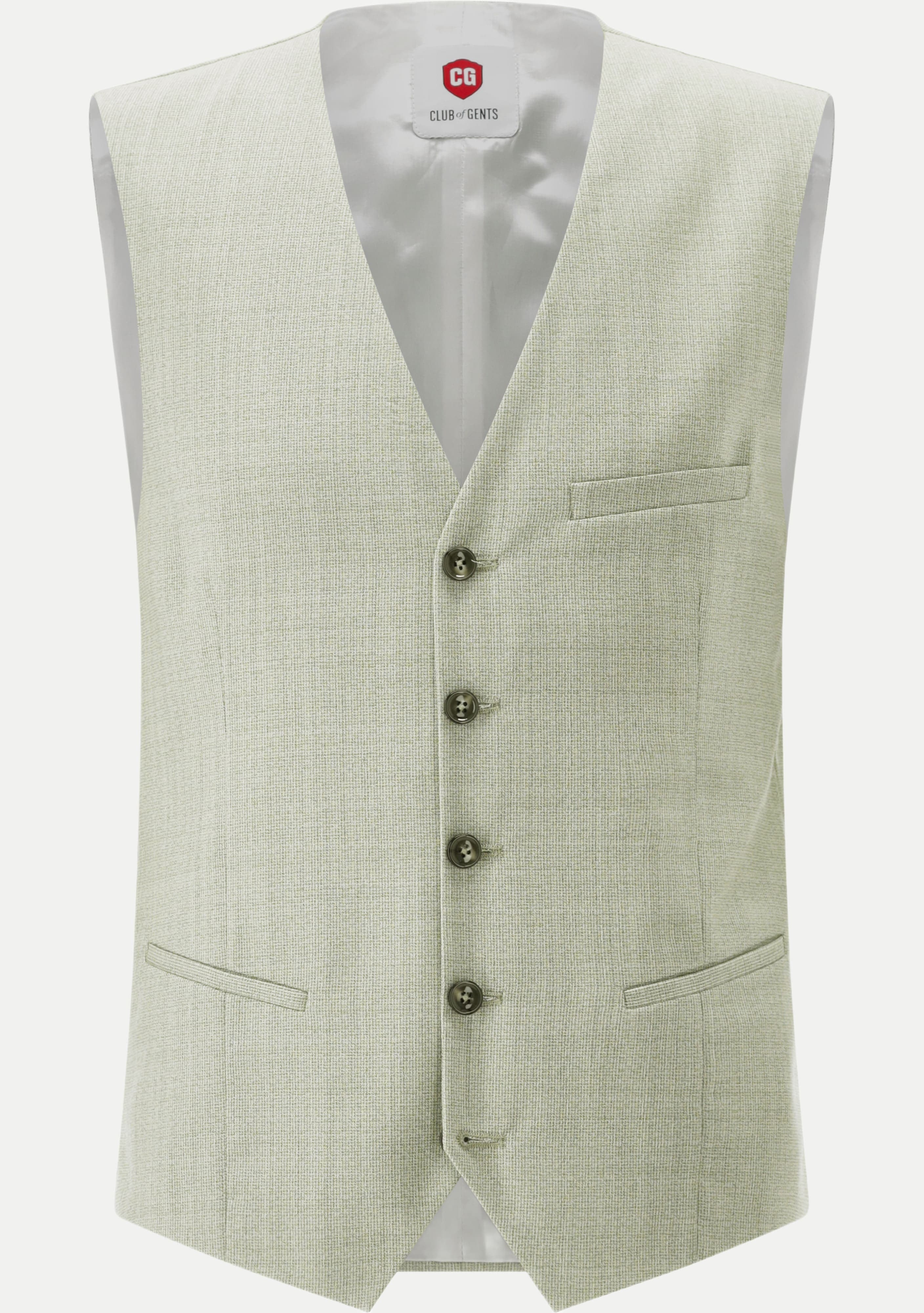 CG-Club of Gents Weste CG Plum-N Beige 50