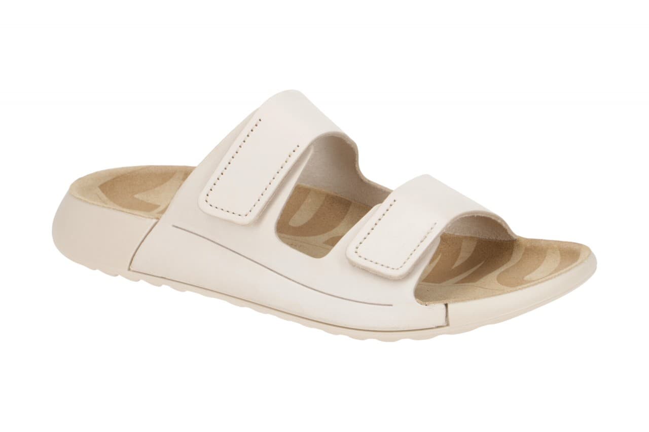 Ecco 2ND COZMO WOMEN Pantoletten beige limestone Echtleder Damenschuhe sportlich