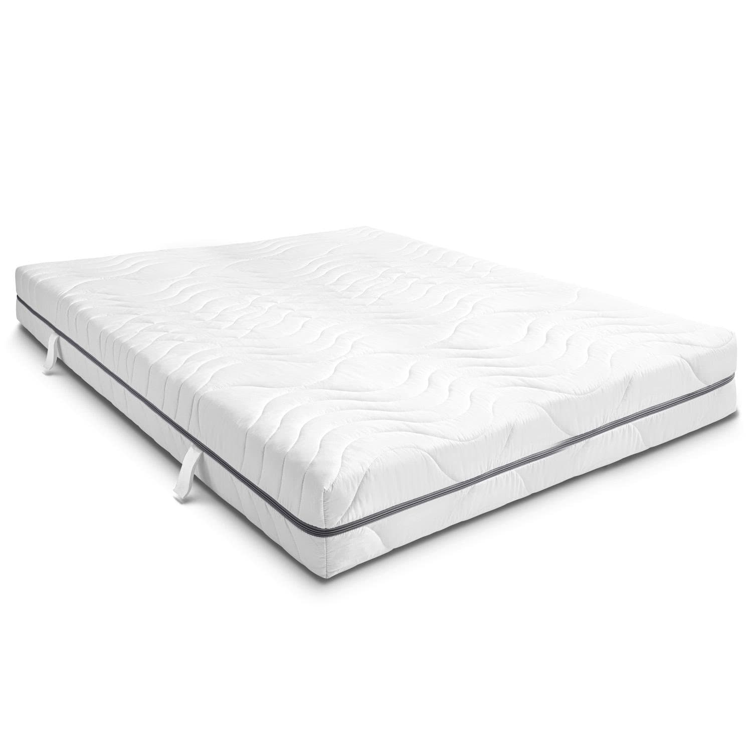 7 Zonen Viskoelastik-Matratze Sleezzz Smart 120 x 200 cm, Höhe 18 cm, Härtegrad H3 mit Air Memoryschaum