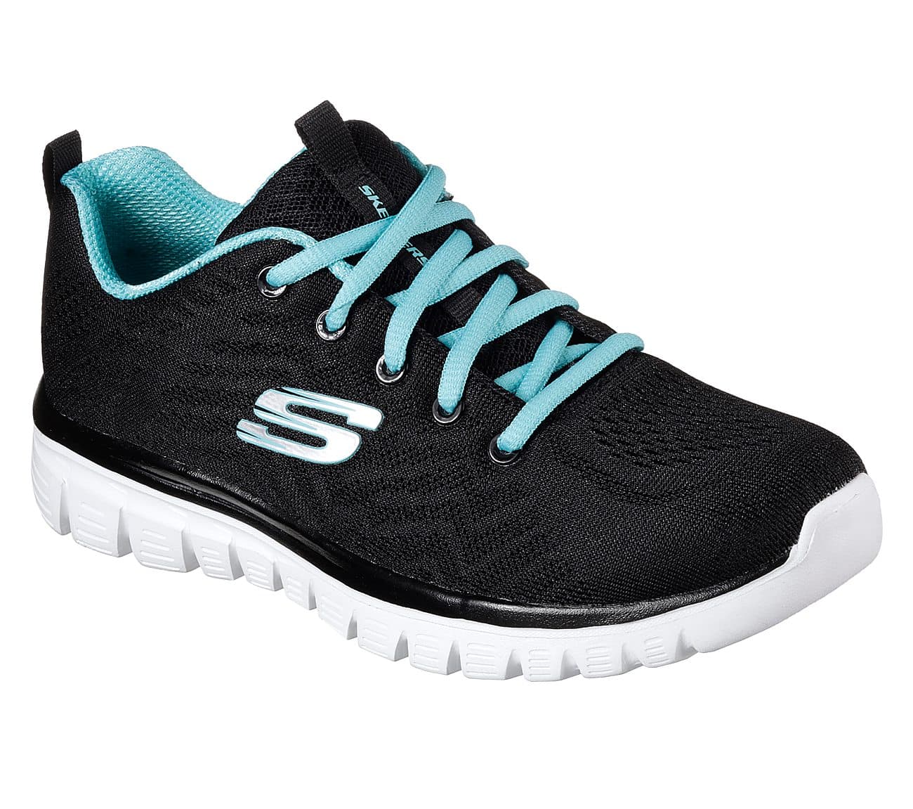 Skechers Sport Womens GRACEFUL GET CONNECTED Sneakers Women Schwarz