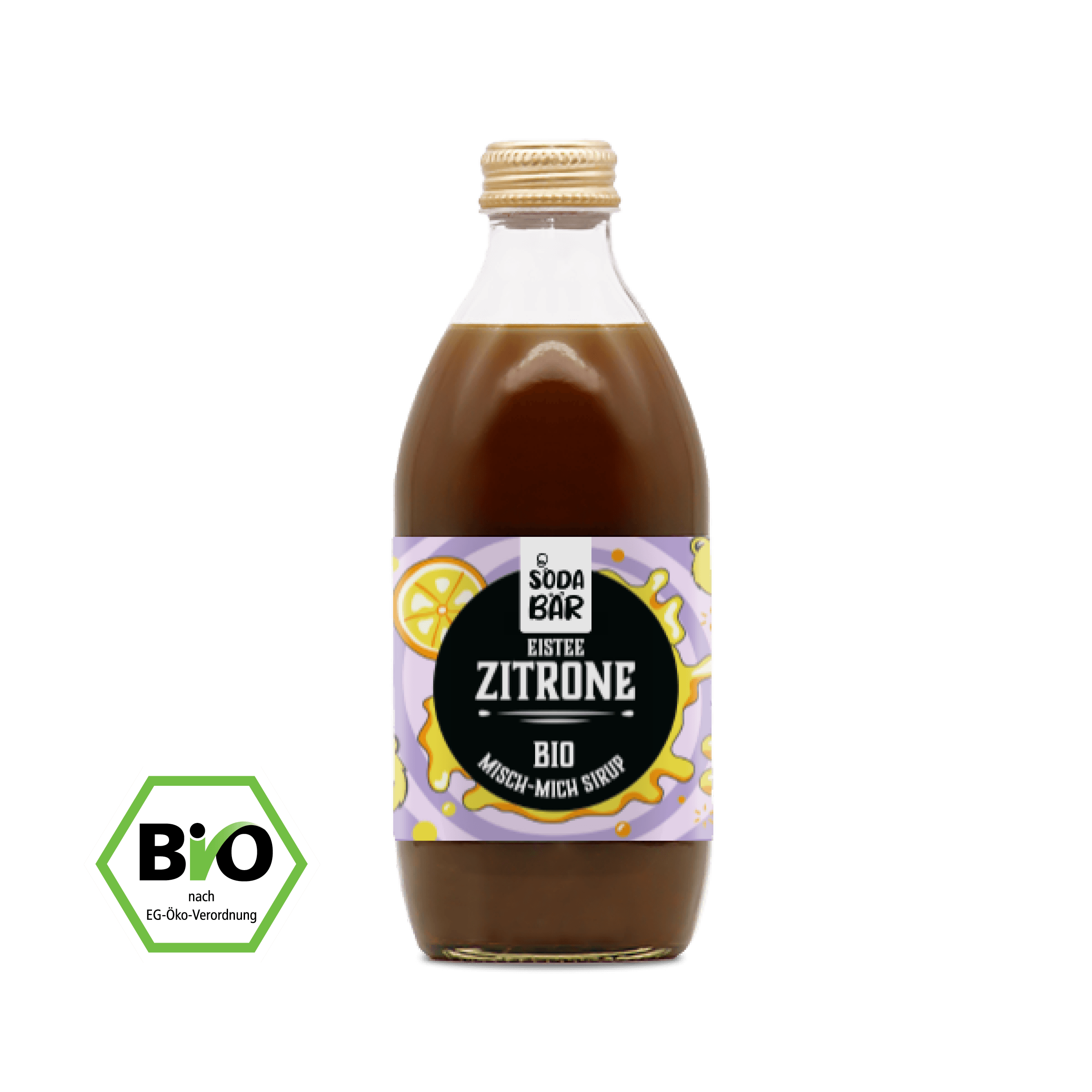 BIO Eistee-Zitrone Sirup - Misch Mich