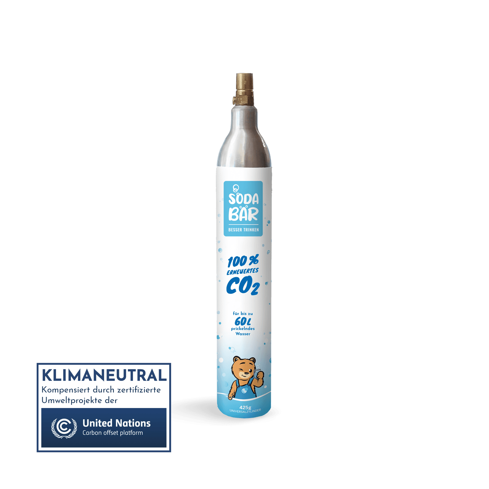 Acquatico Home CO2-Zylinder Füllung 425g