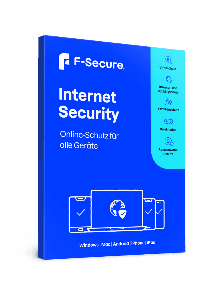 F-Secure Internet Security 2026 (ehemals Safe), 5 Geräte - 1 Jahr, Download
