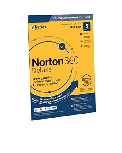 Norton 360 Deluxe 2026 inkl. 50 GB, 5 Geräte - 1 Jahr, Download