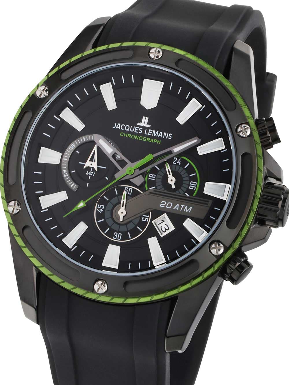 Jacques Lemans 1-2141C Liverpool Chronograph Herrenuhr 48mm 20ATM