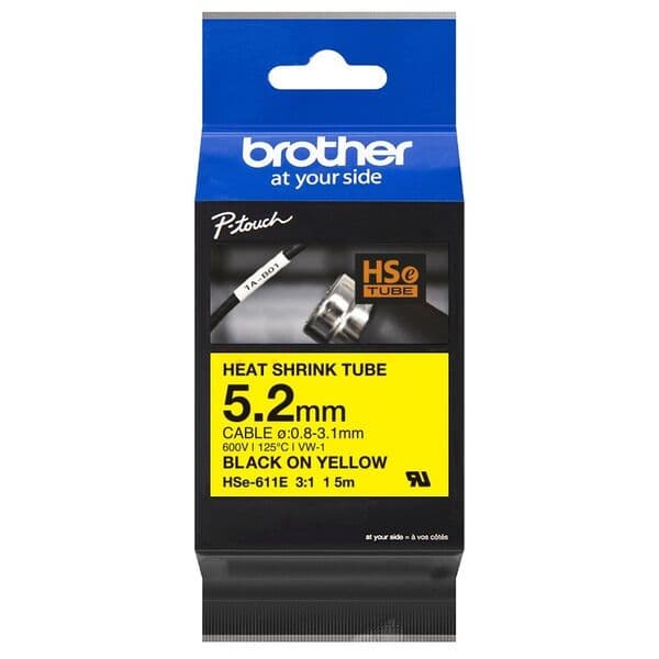 Original Brother HSE-611E Prägeband