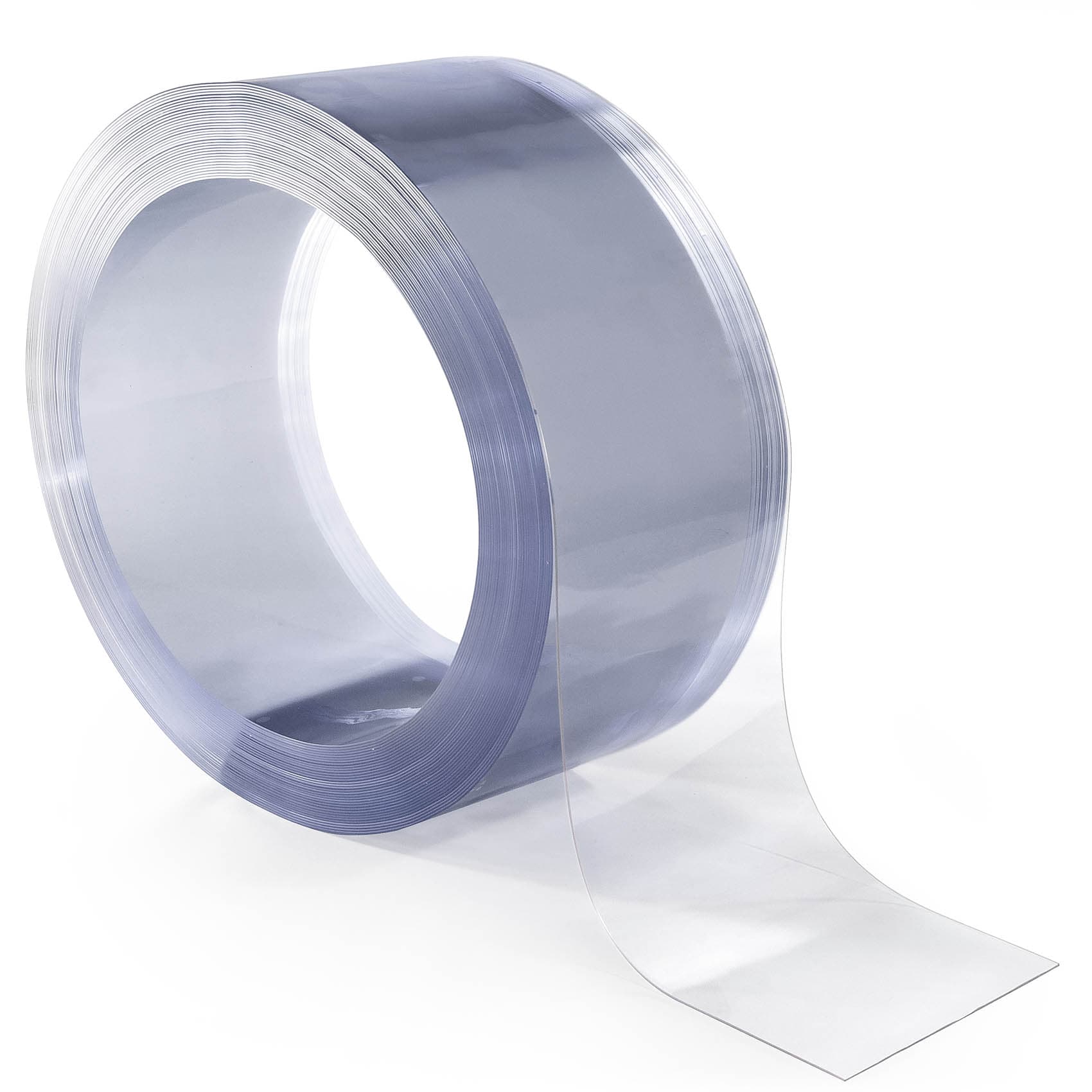 PVC Lamellen Streifenvorhang 2mm Lamellenvorhänge transparent B-20cm 100 x 20cm