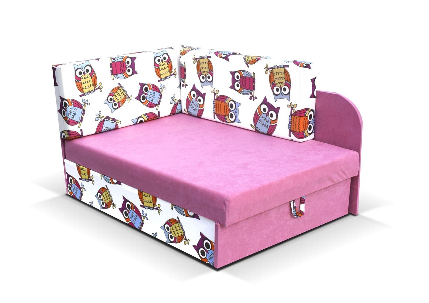 Kinderschlafsofa FATAJA - rosa / Muster 8