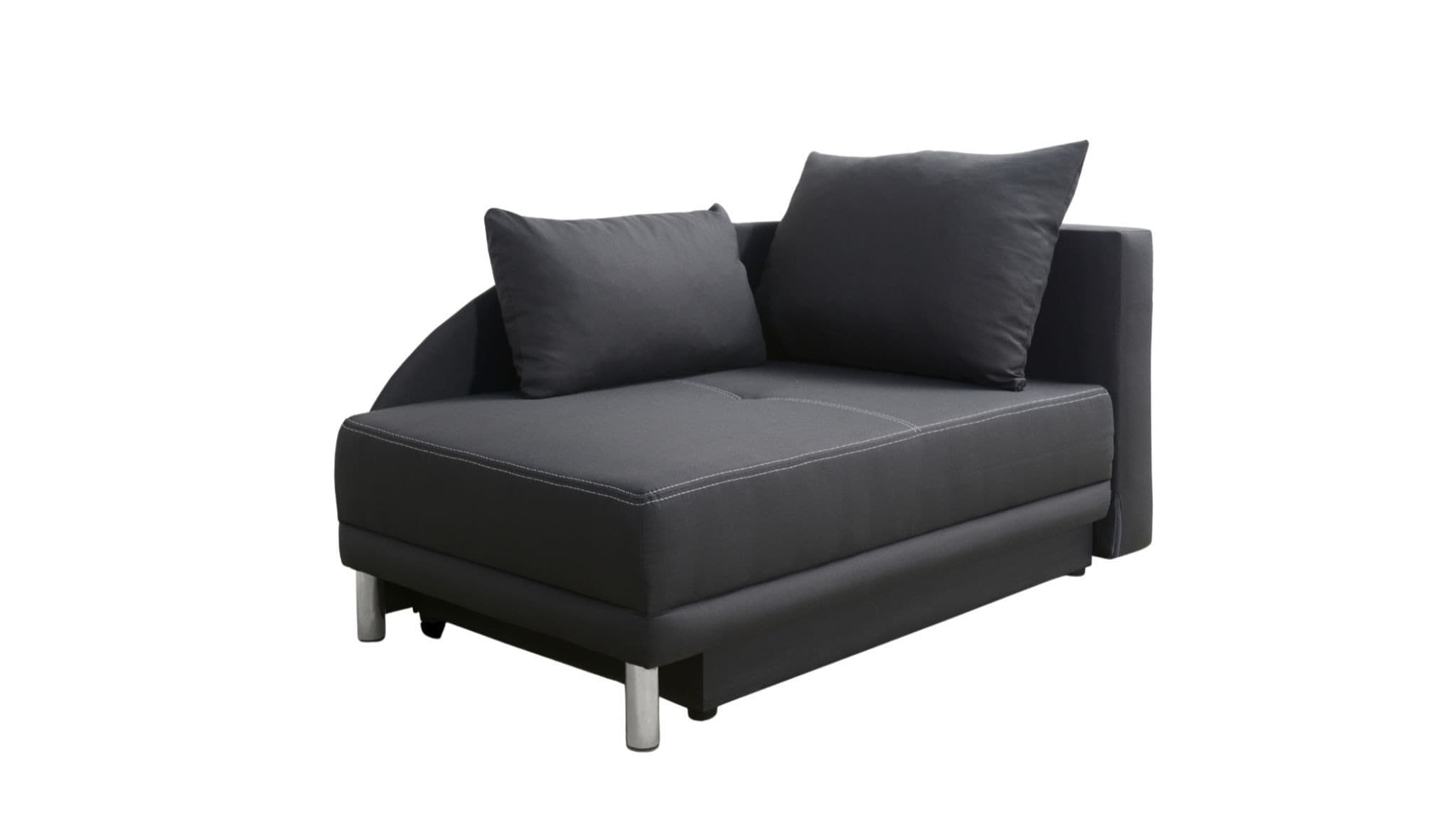 Kinderschlafsofa ANASTAZJA - grau, rechts