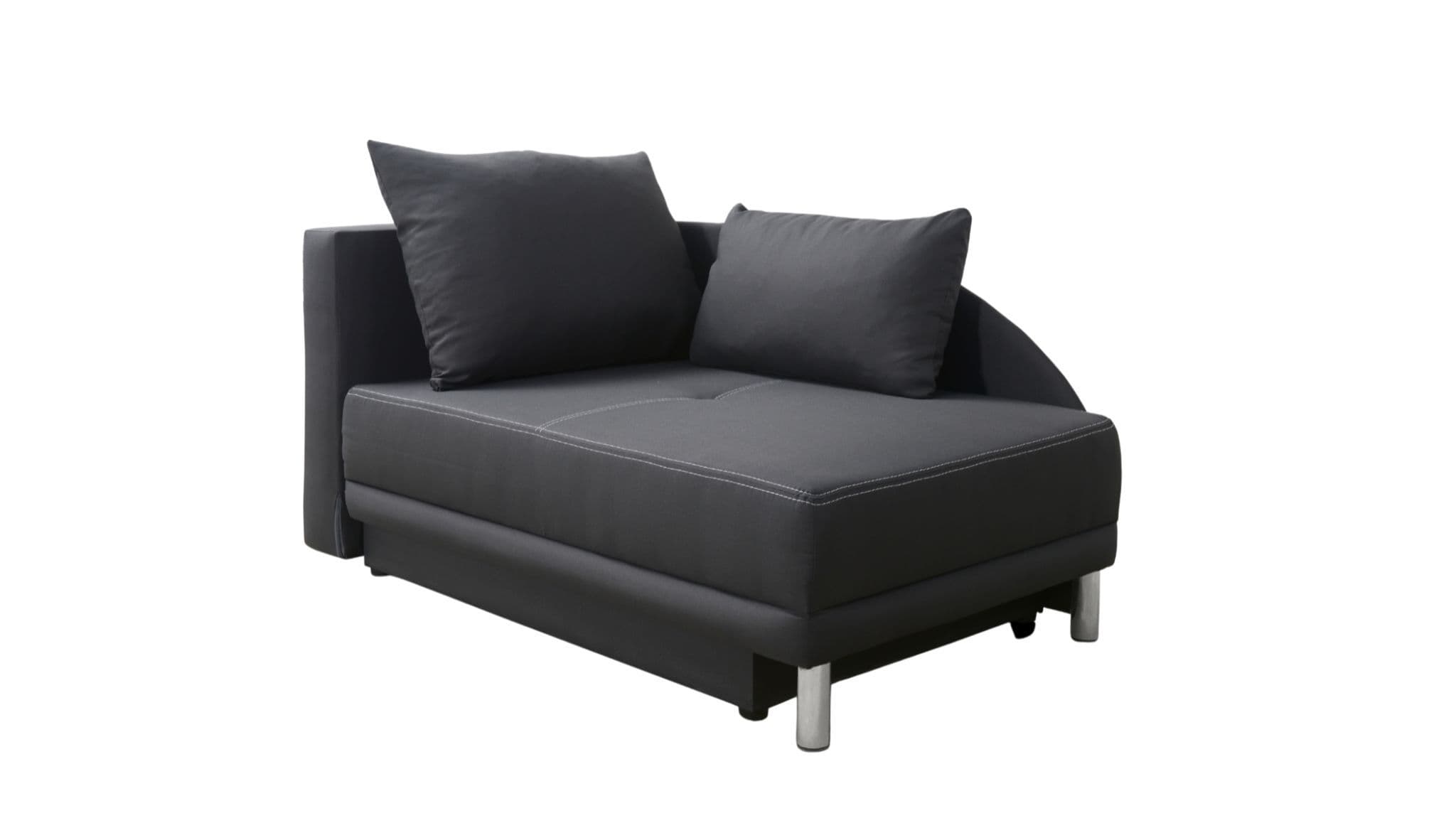 Kinderschlafsofa ANASTAZJA - grau, links