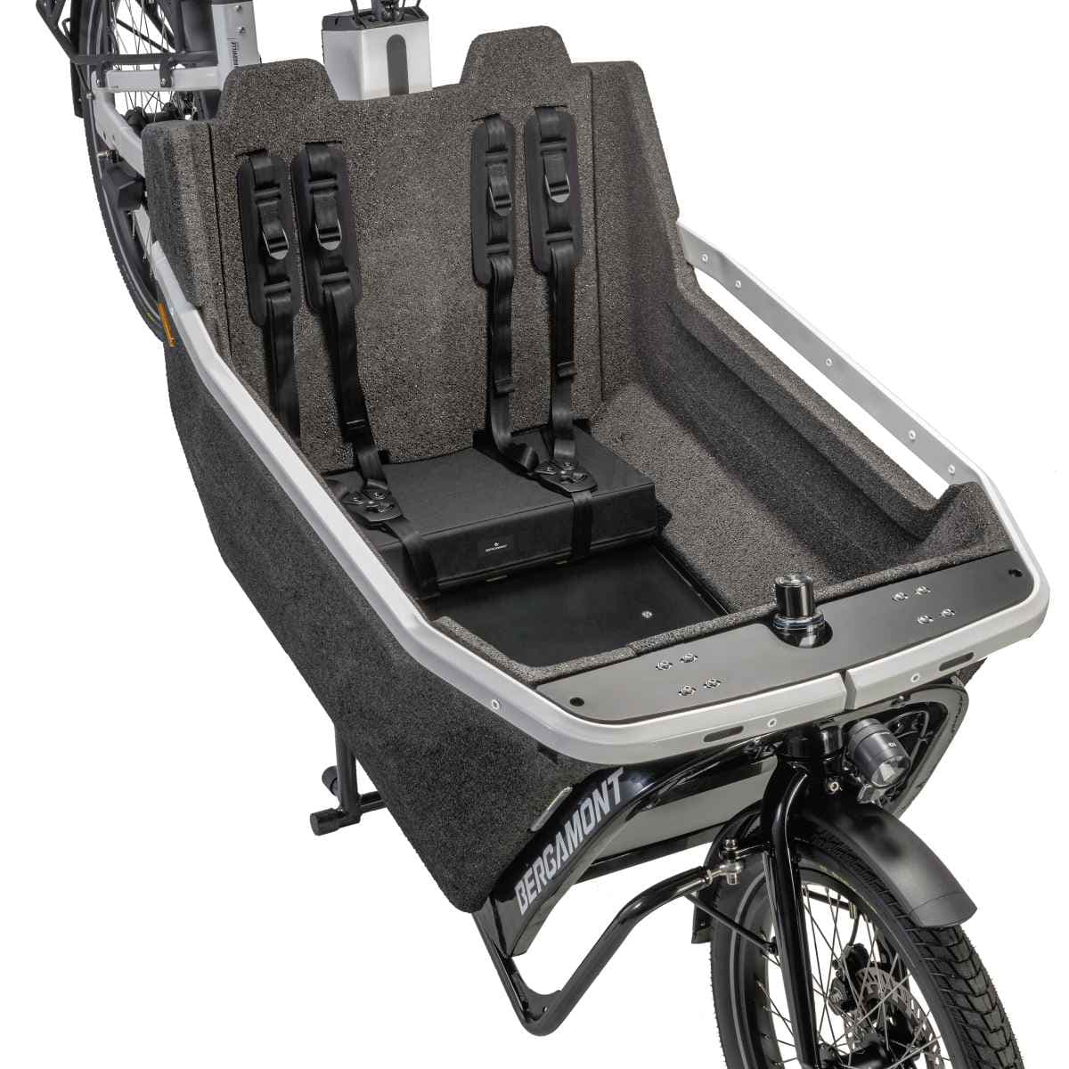 Bergamont LJ EPP Kids Bench Sitzbank inkl. Gurtsystem für E-Cargoville LJ schwarz | E-Bikes Urban / Compact