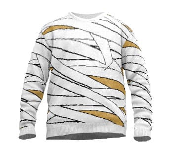 Halloween Pullover Mumie