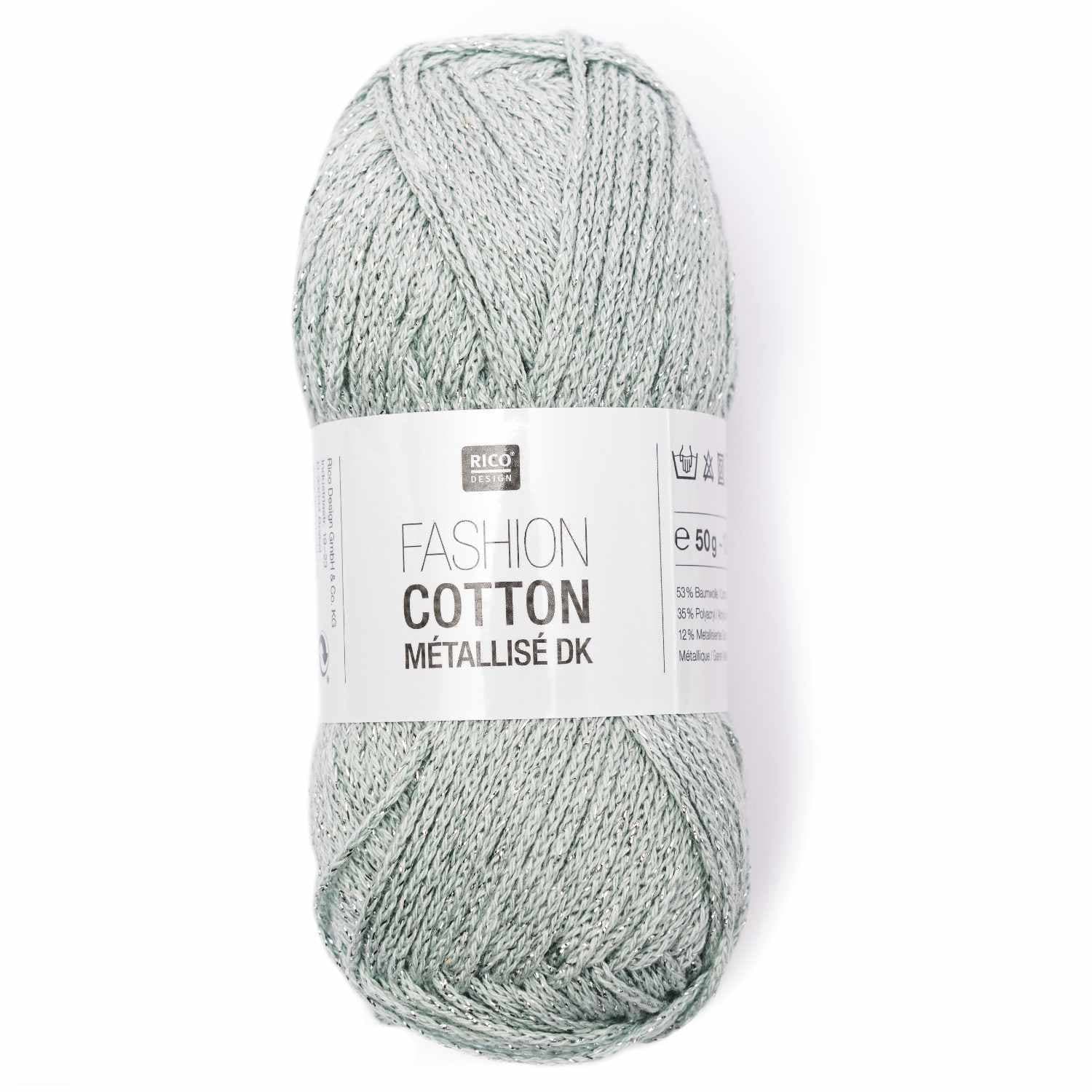 Rico Design Fashion Cotton Métallisé dk Chrom
