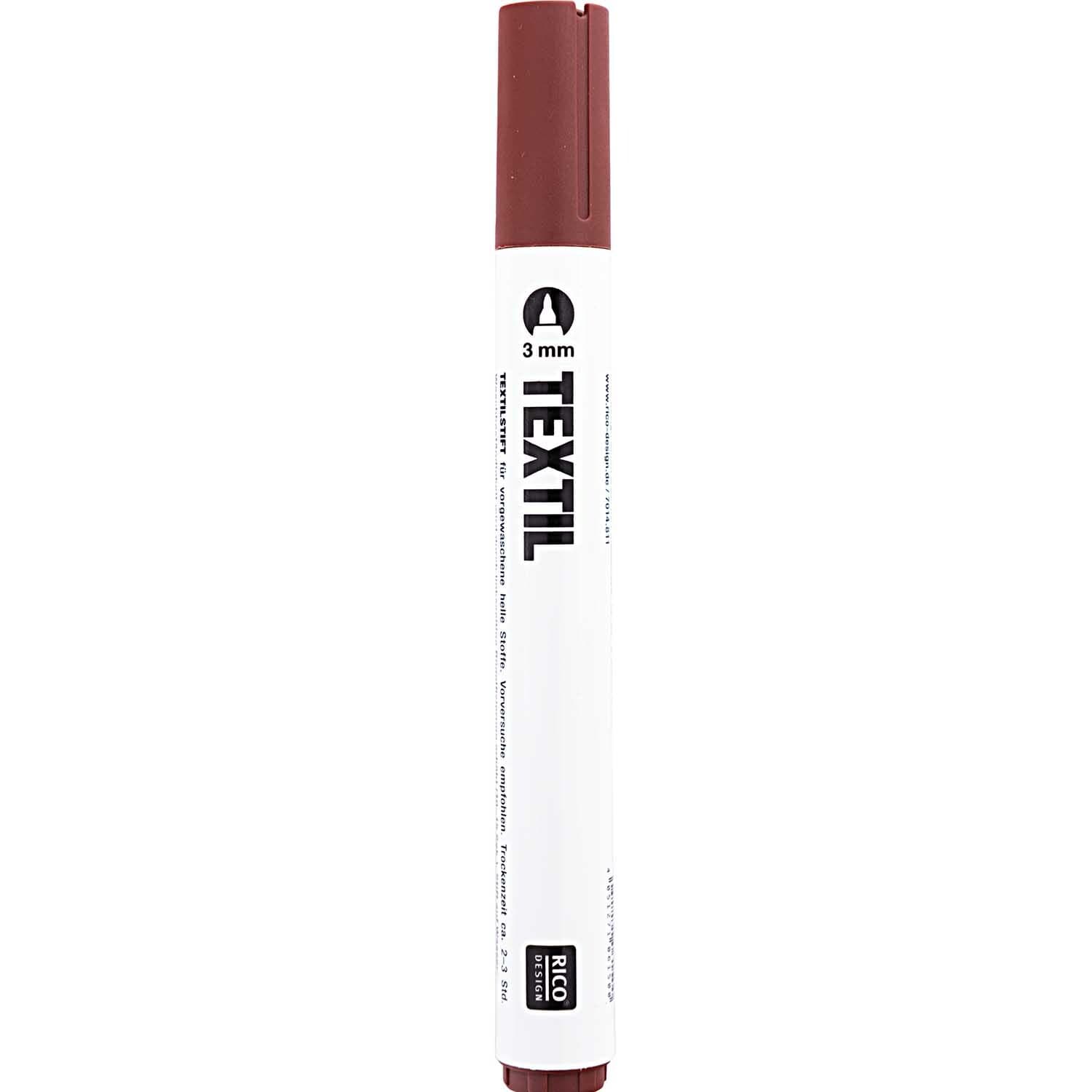 Rico Design Textilmarker helle Stoffe Braun